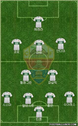 Elche C.F., S.A.D. Formation 2015