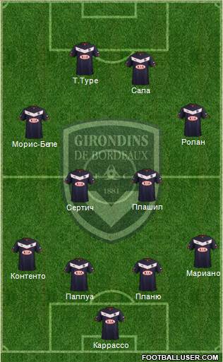 FC Girondins de Bordeaux Formation 2015