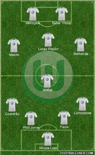 VfL Wolfsburg Formation 2015