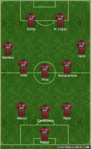 Brighton and Hove Albion Formation 2015