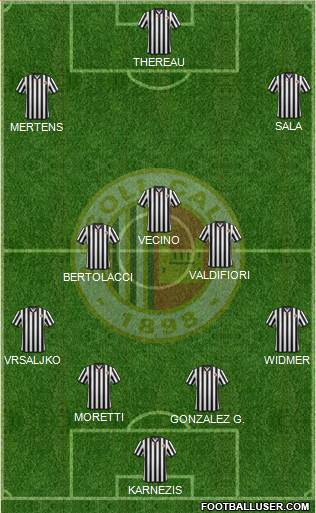 Ascoli football formation