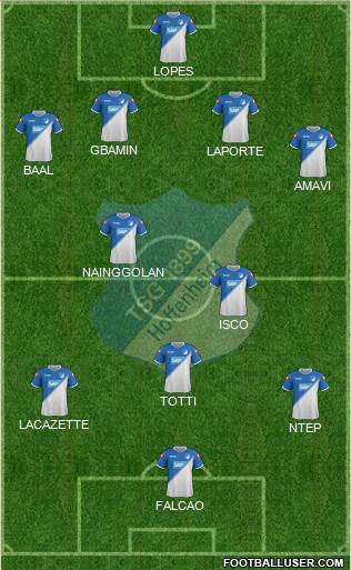 TSG 1899 Hoffenheim Formation 2015