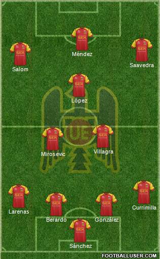 CD Unión Española S.A.D.P. Formation 2015