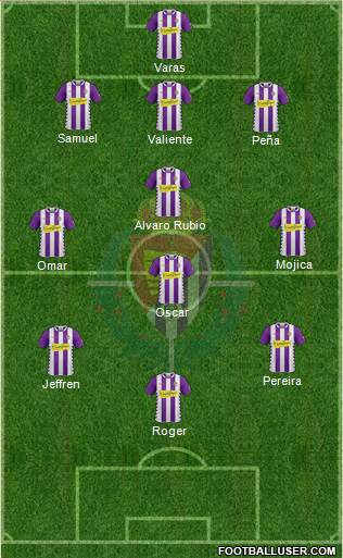 R. Valladolid C.F., S.A.D. Formation 2015
