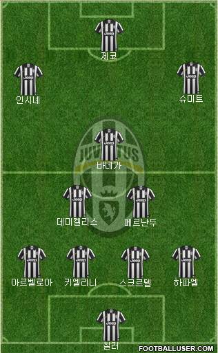 Juventus Formation 2015