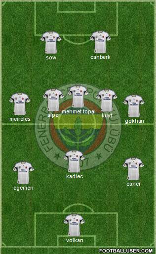 Fenerbahçe SK Formation 2015