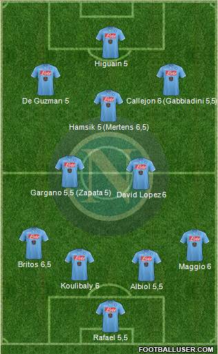 Napoli Formation 2015