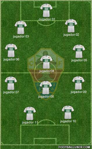 Elche C.F., S.A.D. Formation 2015