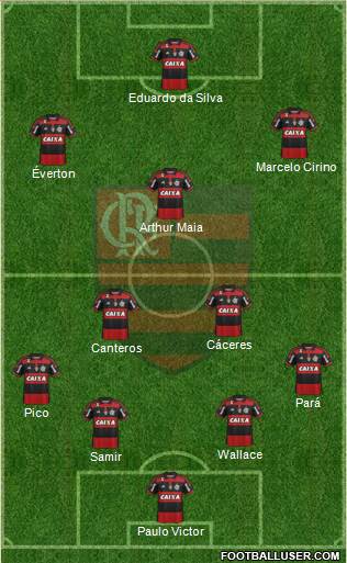 CR Flamengo Formation 2015