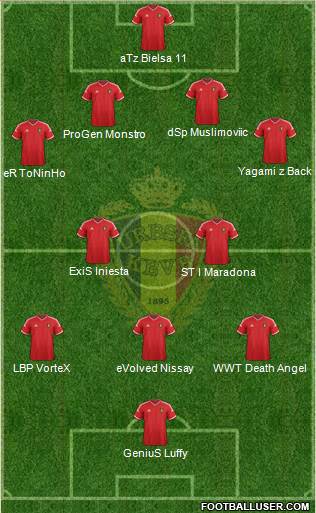 Belgium Formation 2015