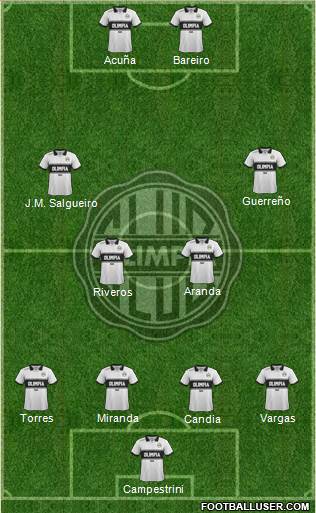 C Olimpia Formation 2015
