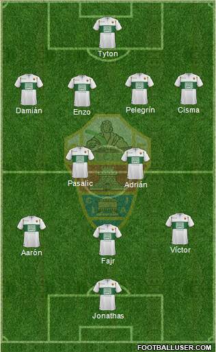 Elche C.F., S.A.D. Formation 2015