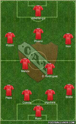 Independiente Formation 2015