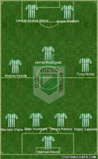 CDC Atlético Nacional Formation 2015