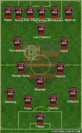 CR Flamengo Formation 2015
