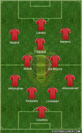 Belgium Formation 2015