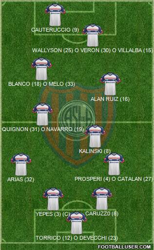 San Lorenzo de Almagro Formation 2015