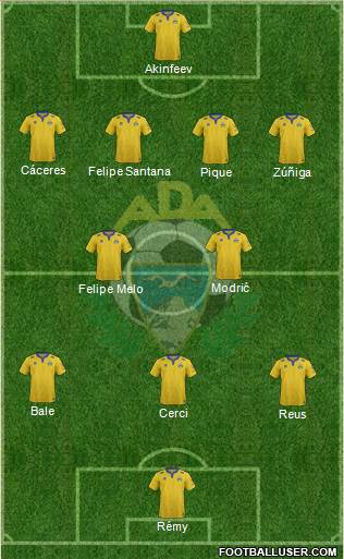 A.D. Alcorcón Formation 2015