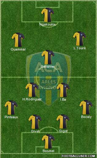 Athlétic Club Arles-Avignon Formation 2015