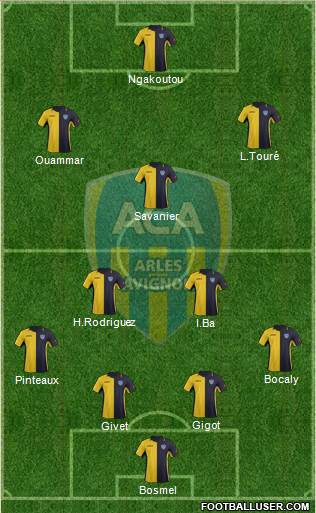 Athlétic Club Arles-Avignon football formation