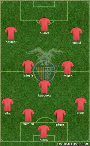 C.F. Badalona Formation 2015