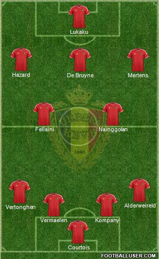 Belgium Formation 2015