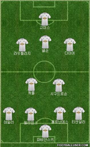 Swansea City Formation 2015