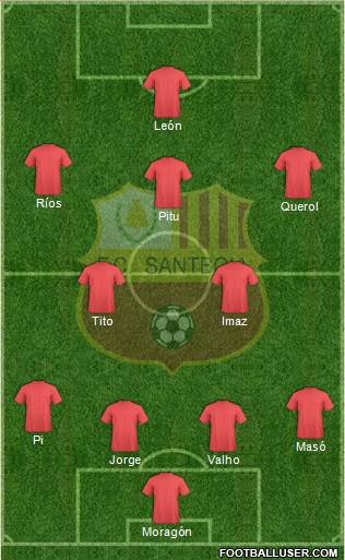 F.C. Santboiá Formation 2015