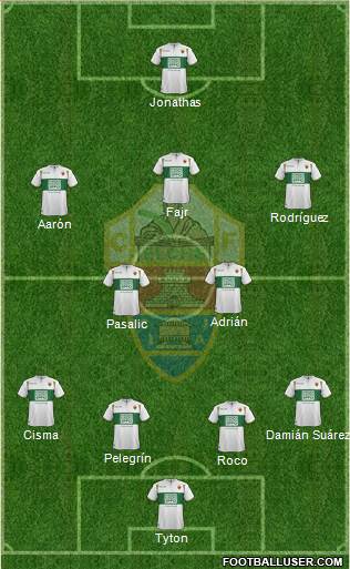 Elche C.F., S.A.D. Formation 2015