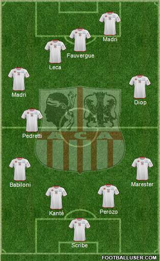 Athletic Club Ajaccien Football Formation 2015