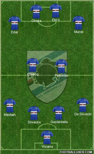 Sampdoria Formation 2015