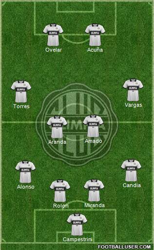 C Olimpia Formation 2015