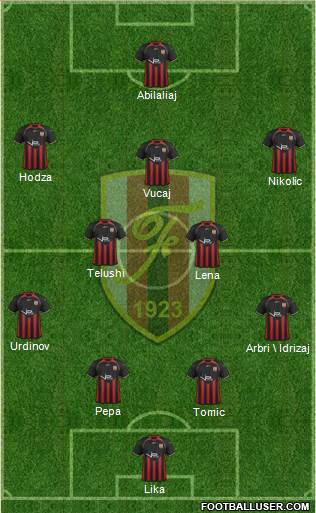 KS Flamurtari Vlorë Formation 2015