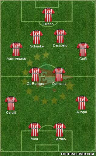 Estudiantes de La Plata Formation 2015