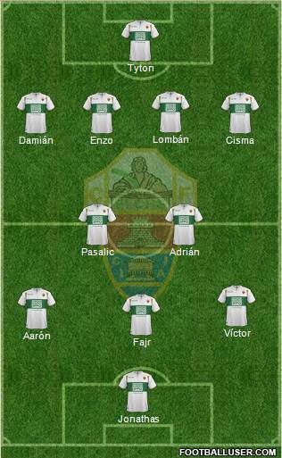 Elche C.F., S.A.D. Formation 2015