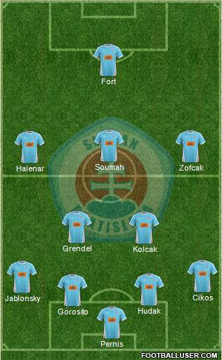 SK Slovan Bratislava football formation