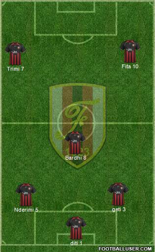 KS Flamurtari Vlorë Formation 2015