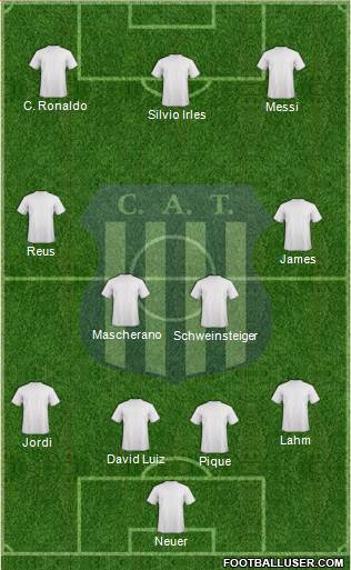 Talleres de Córdoba Formation 2015