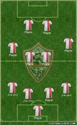 Zamalek Sporting Club Formation 2015