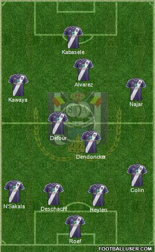RSC Anderlecht Formation 2015