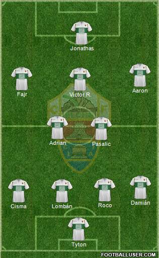 Elche C.F., S.A.D. Formation 2015