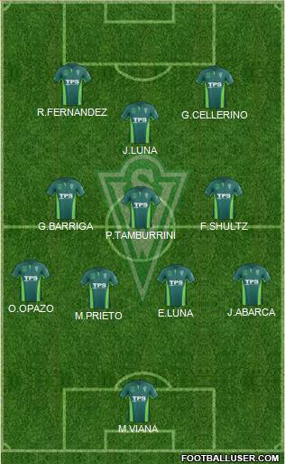 CD Santiago Wanderers S.A.D.P. Formation 2015