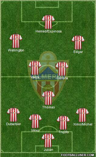U.D. Almería S.A.D. Formation 2015