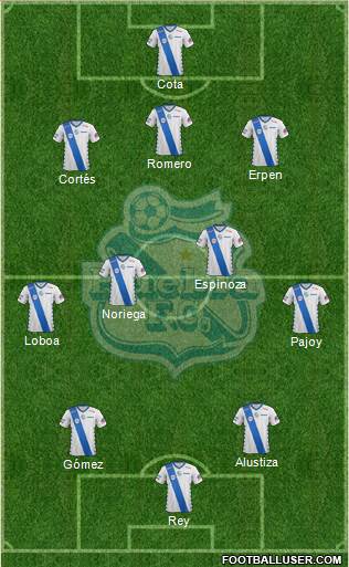 Club Puebla de la Franja Formation 2015