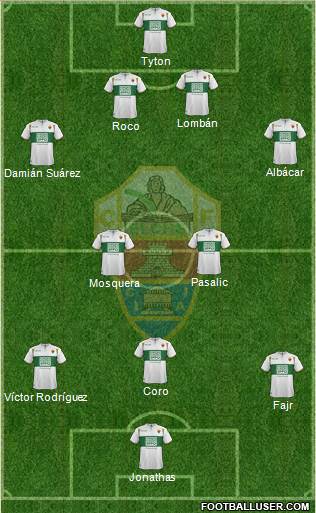 Elche C.F., S.A.D. Formation 2015