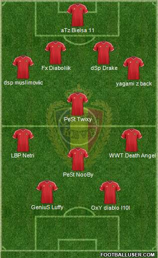 Belgium Formation 2015
