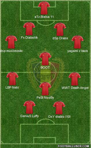 Belgium Formation 2015