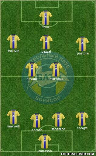 BATE Borisov Formation 2015