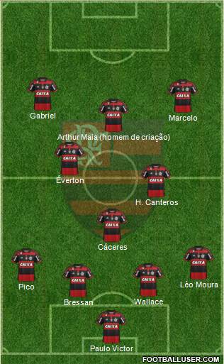 CR Flamengo Formation 2015