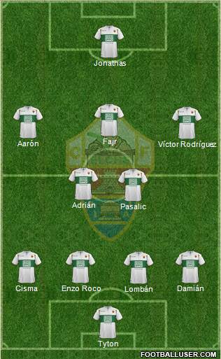 Elche C.F., S.A.D. Formation 2015